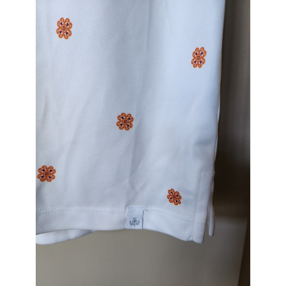 Golf Polo Shirt Lady Hagen Womens XS Sleeveless New NWT Flowers UPF50+  Adorable - Picture 3 of 7